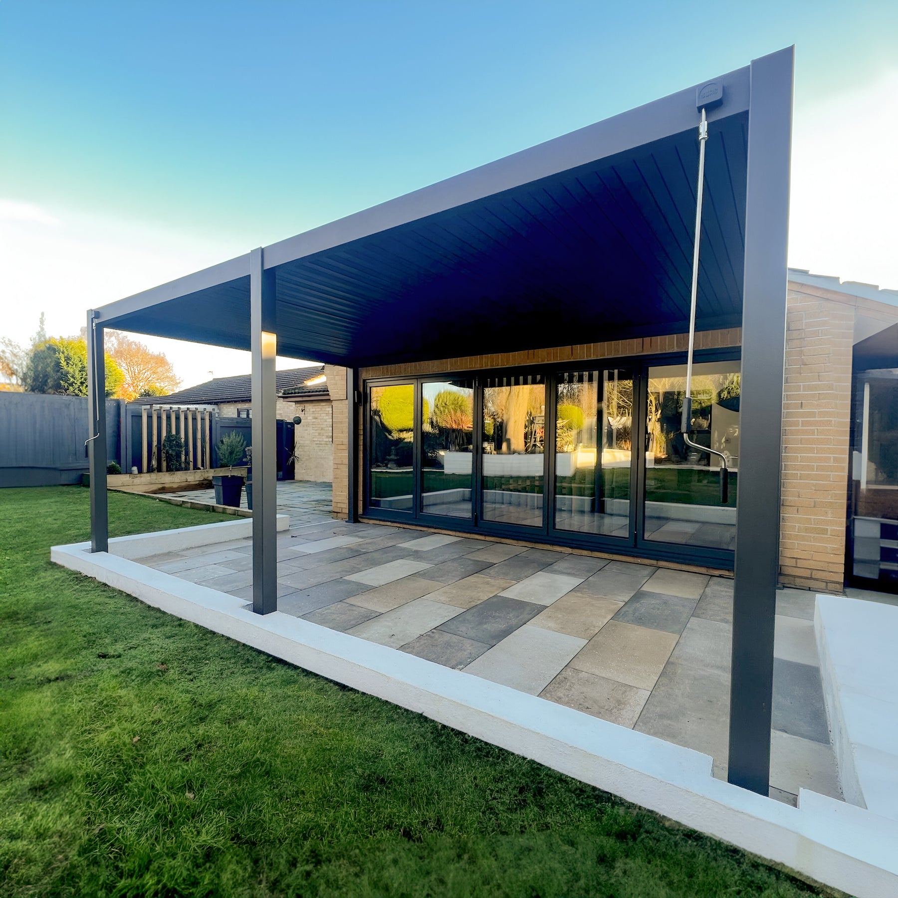 Aluminium Pergola Outdoor Attached to House