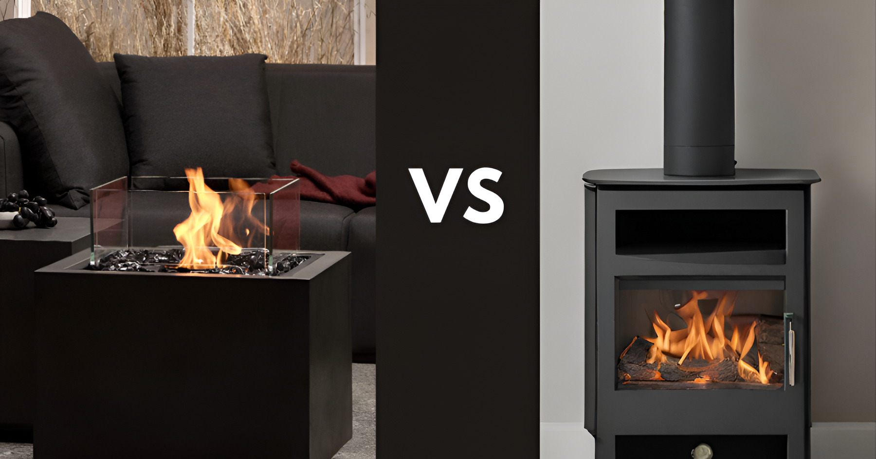 Bioethanol Fire vs Log Burner