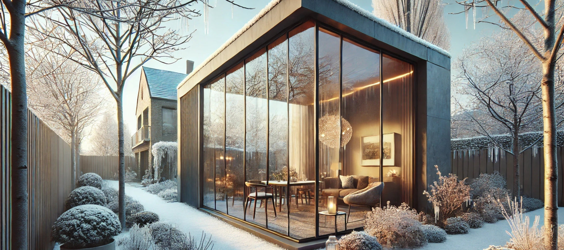 How to Make Your Glass Room Comfortable & Warm During Winter