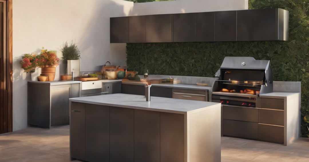 Modern Design Outdoor Kitchen