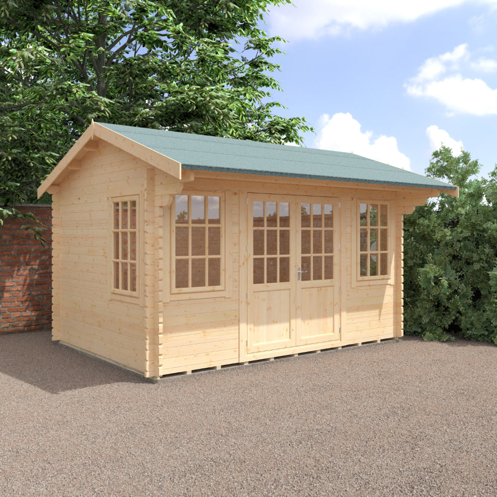 Dalton 44mm Log Cabin 14x10 Front View