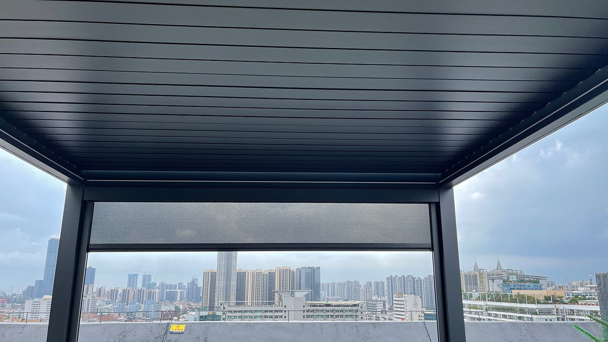 Remanso Luxury Electric Pergola - Roof Louvres