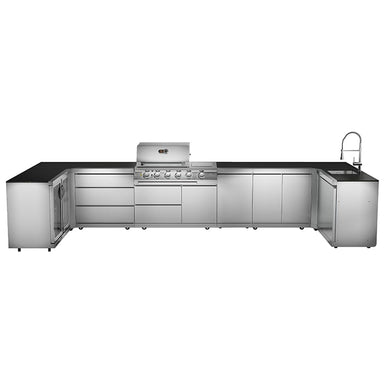 Whistler Grills Malmesbury 4 Burner Outdoor Kitchen Front View