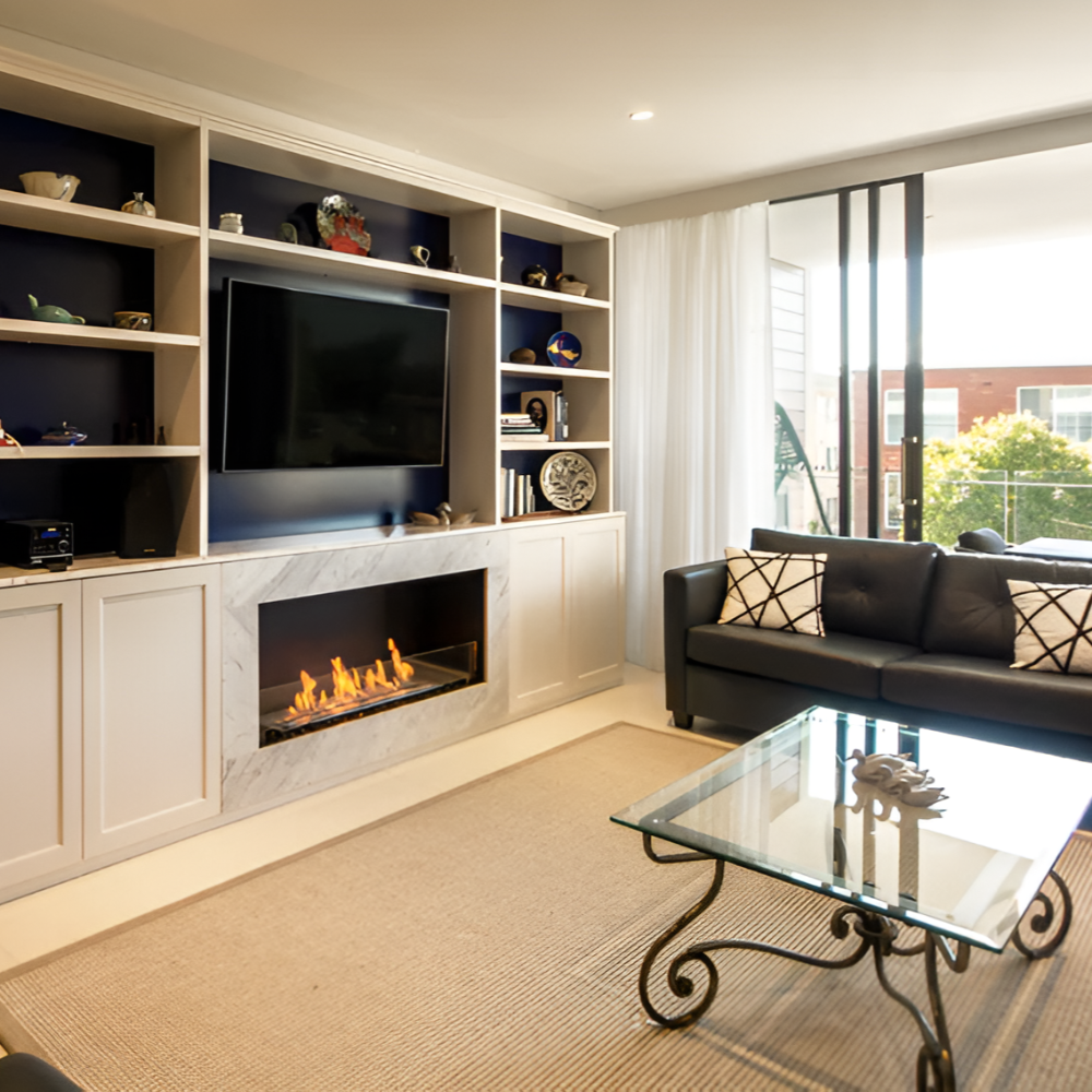 EcoSmart Fire Flex Single Sided Fireplaces (multiple sizes to 0.57m to 4.2m)