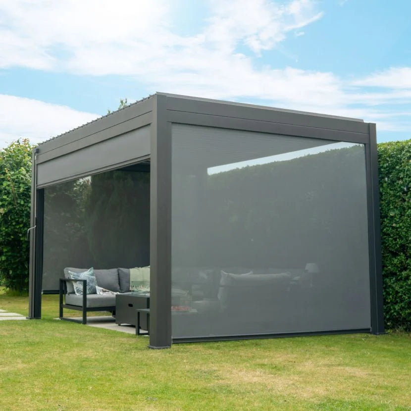 4m Grey or Pebble Nova Titan Privacy Screen Side Blind