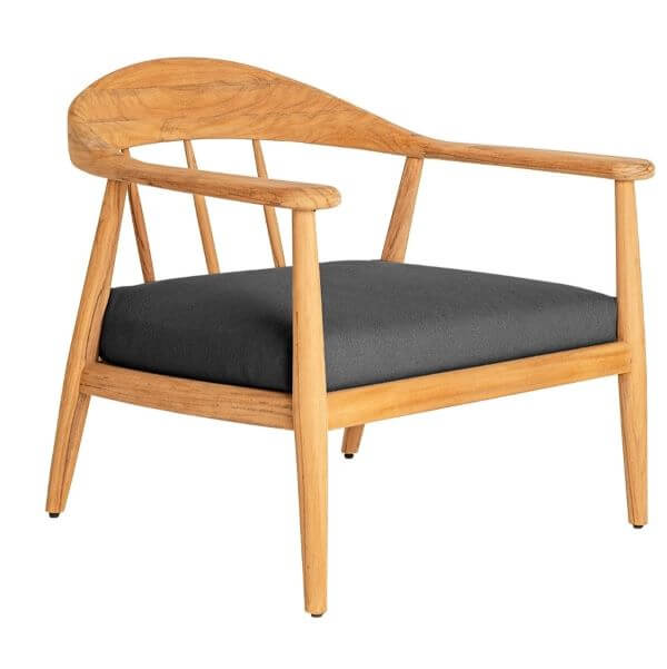 Alexander Rose Dana Teak Storm cushion