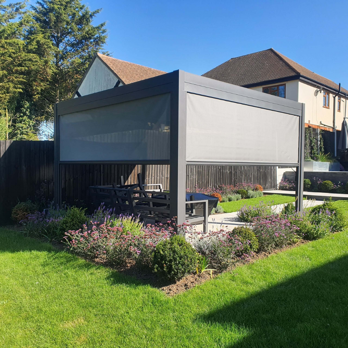 Aluminium Pergola On Garden