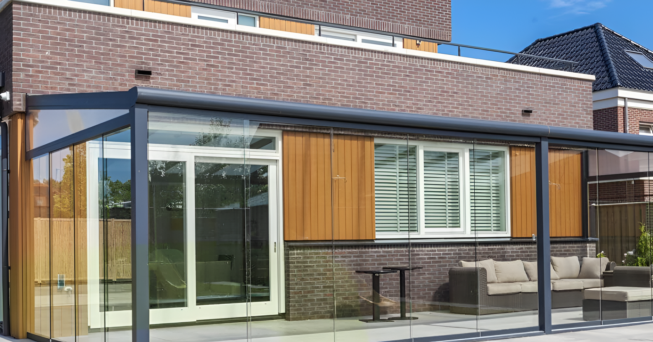 Deponti Bosco Veranda With Glass Sliding Doors