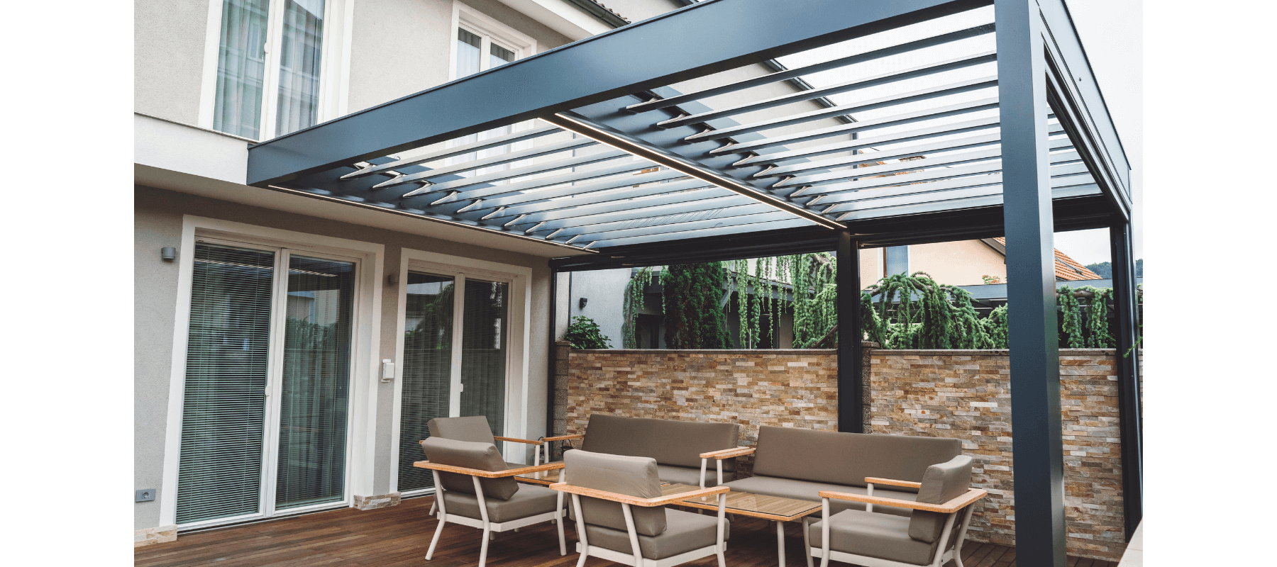 Are pergola roofs / canopies waterproof?