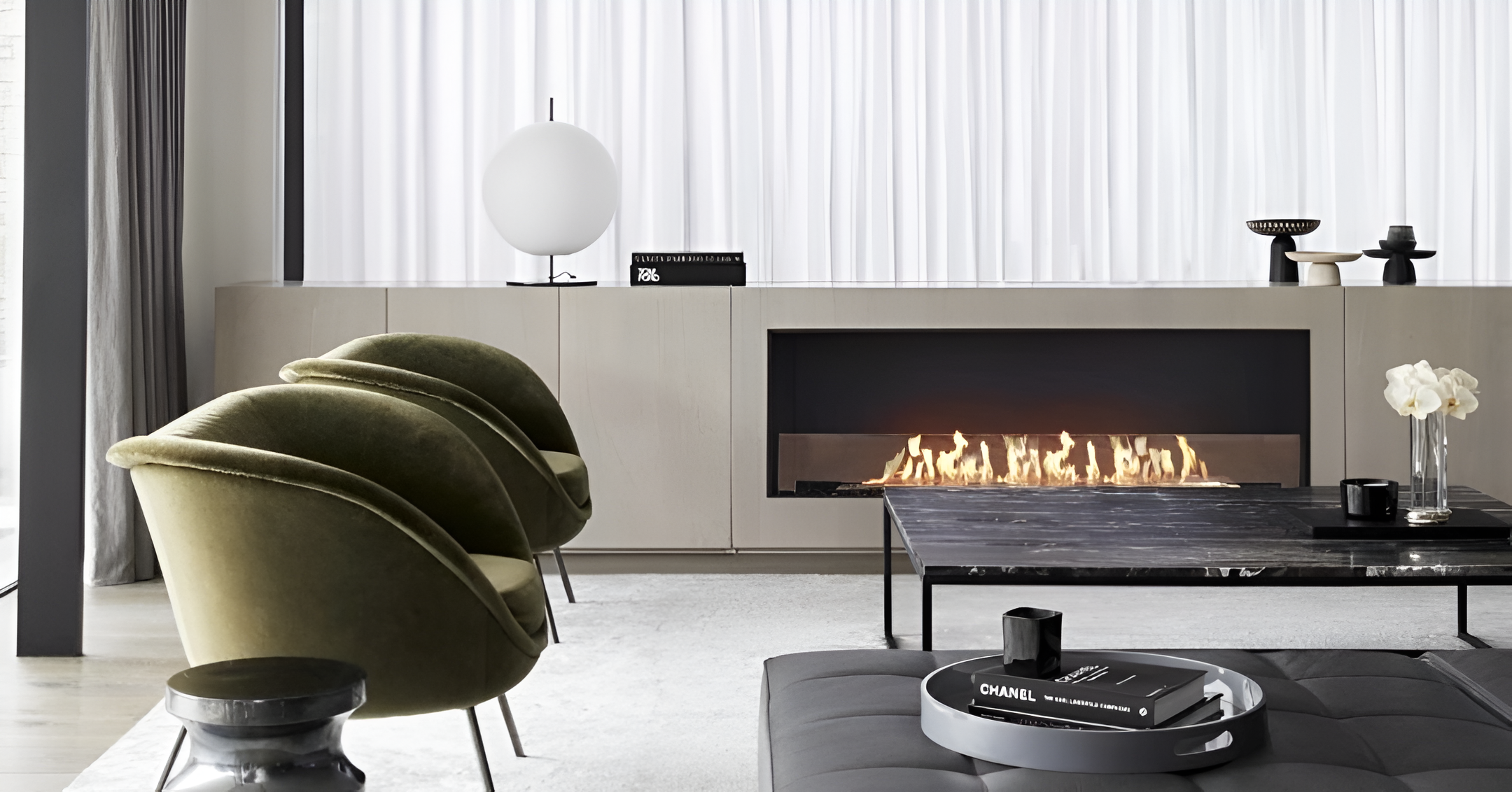 EcoSmart Fire Flex Single Sided Fireplace