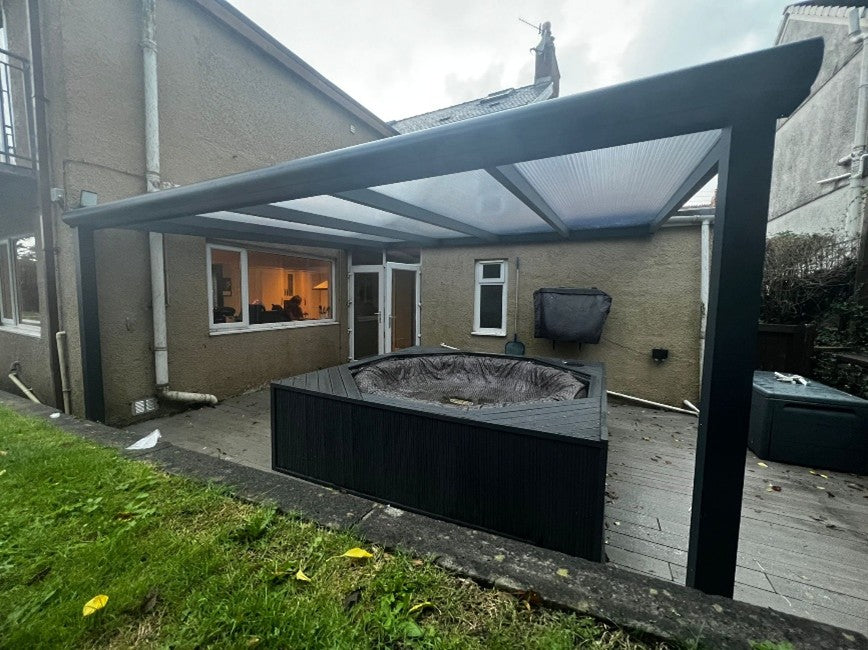 Deponti Aluminium Veranda Installation - Llanelli