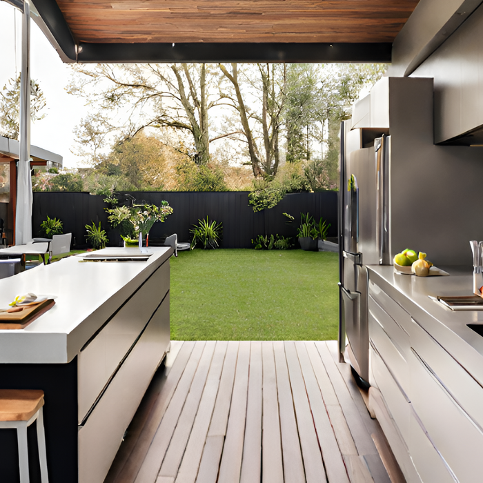 Outdoor Kitchen on a Deck