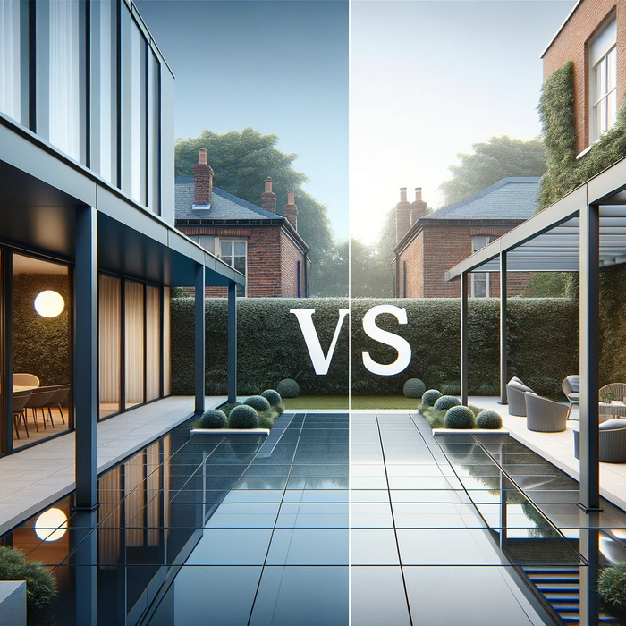 pergola vs veranda juxtaposition image