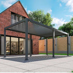 6m x 3m Rectangular Pergola In front of house