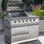 AbsolutePro4BurnerFrontViewBBQLeftSide