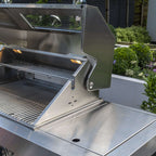 AbsolutePro4BurnerSideViewBBQ