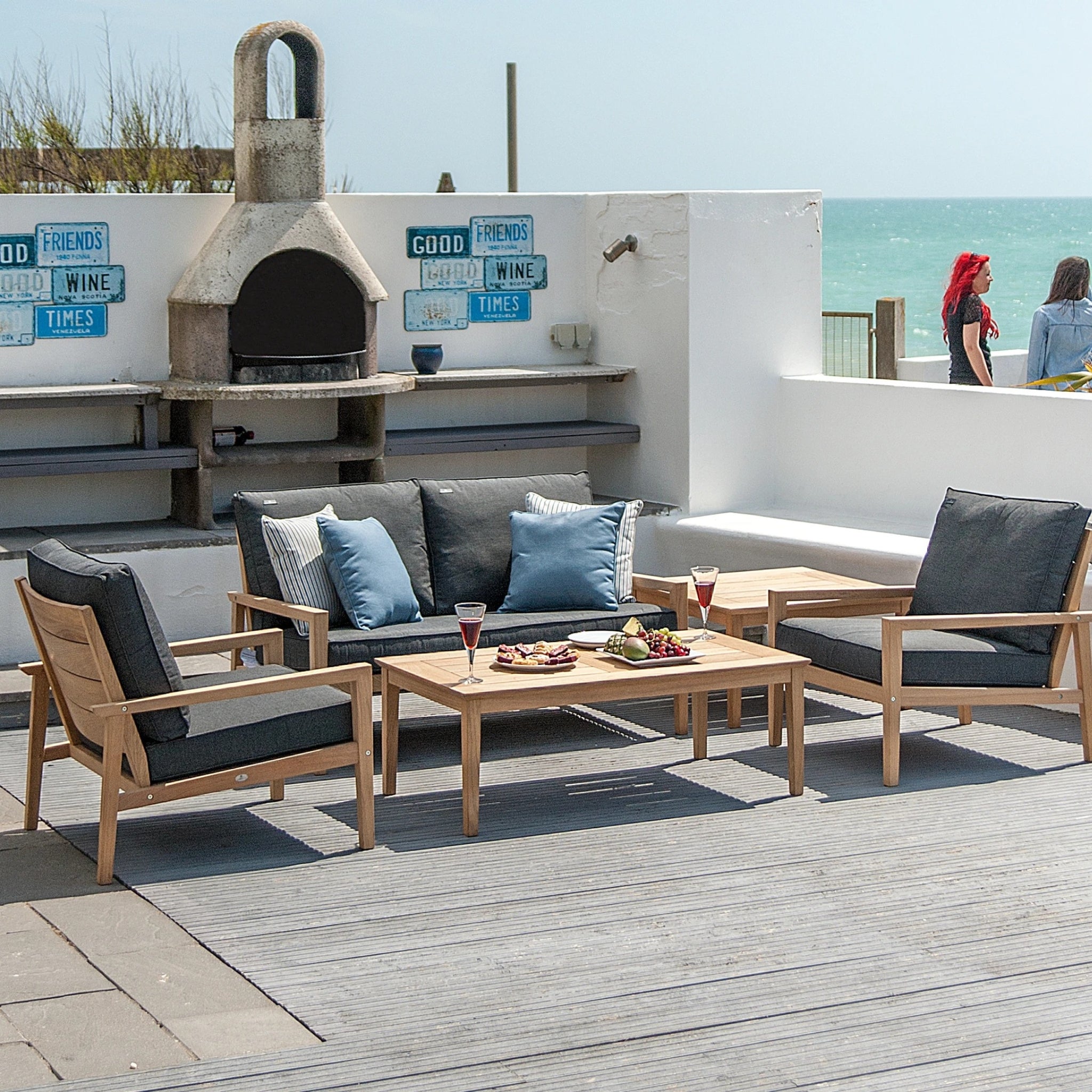 outdoor sofa lounger set