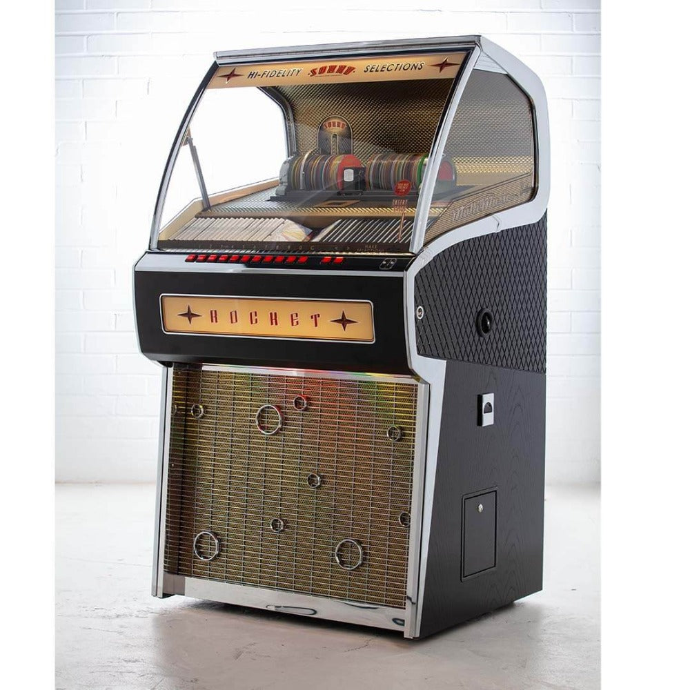 Sound Leisure Rocket CD Jukebox Ash Black Front Side View