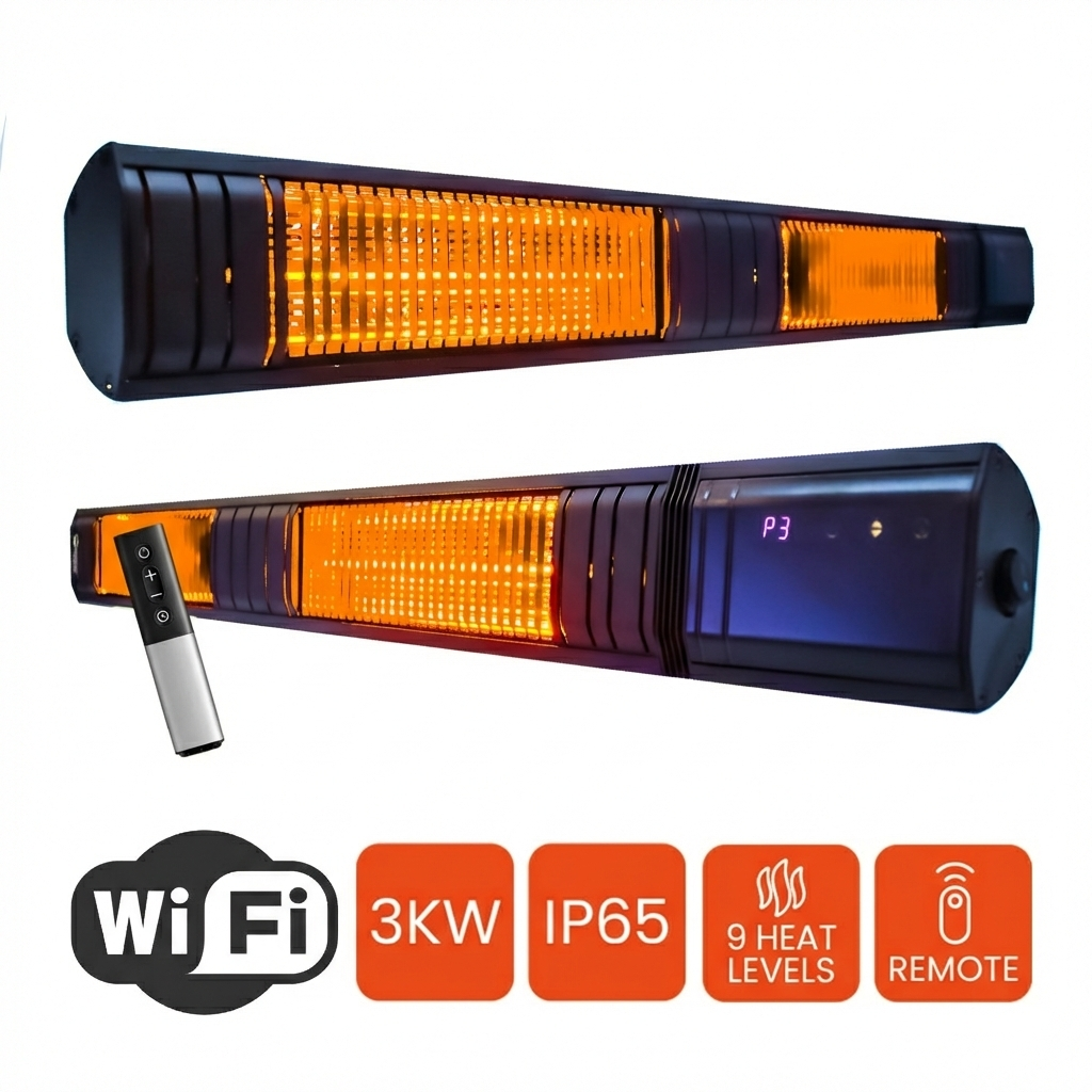 3000W Infrared Wall-Mounted Heater