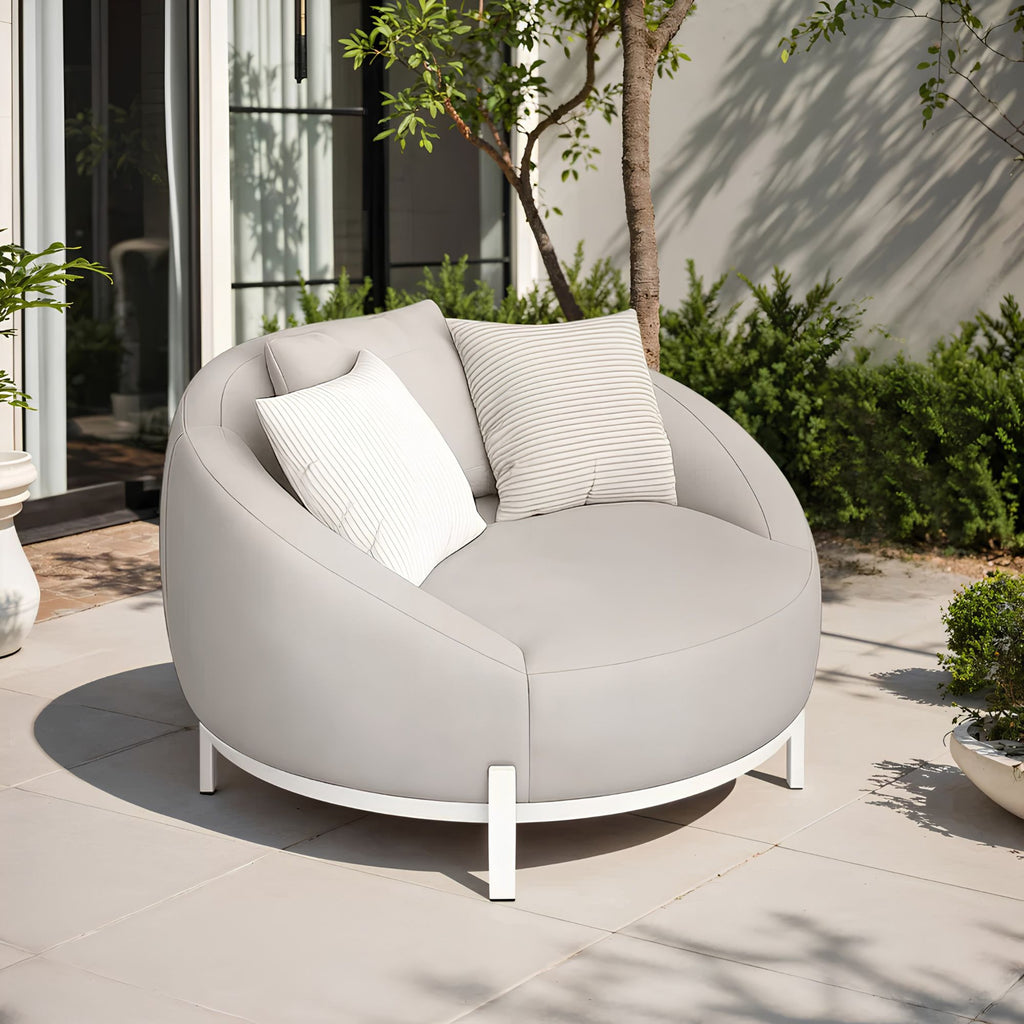 Cocoon Round Sofa: Round Sofa White