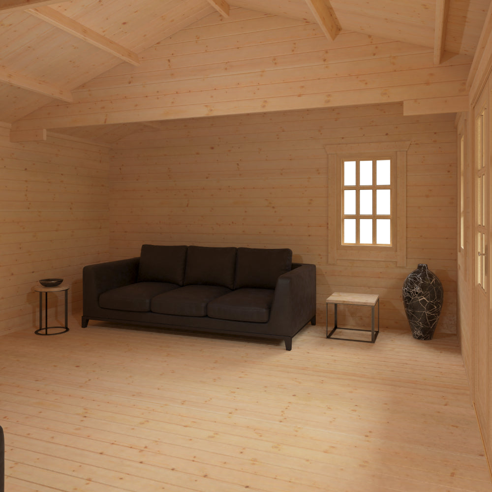Dalton 44mm Log Cabin 20x16 Interior