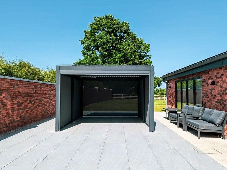 Eclipse Motorised Pergola - Built beside the house