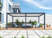 Eclipse Motorised Pergola 5m x 3.5m with Sofa Set inside