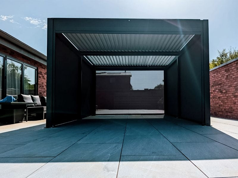 Eclipse Motorised Pergola 5m x 3m with Screen Blinds