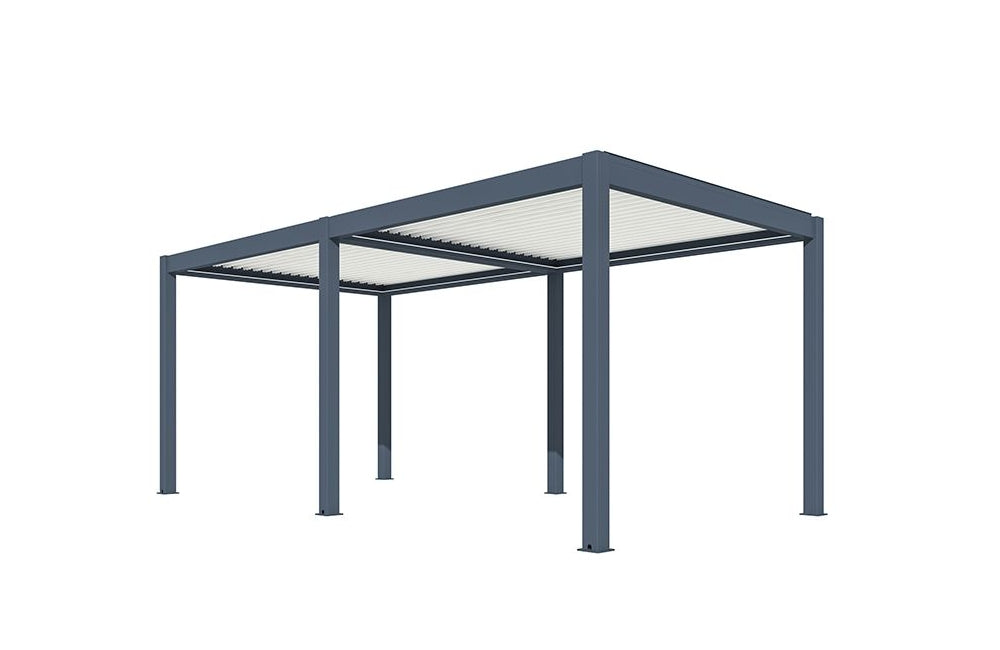 Eclipse Motorised Pergola Studio Image Front Side View