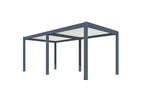 Eclipse Motorised Pergola Studio Image Front Side View