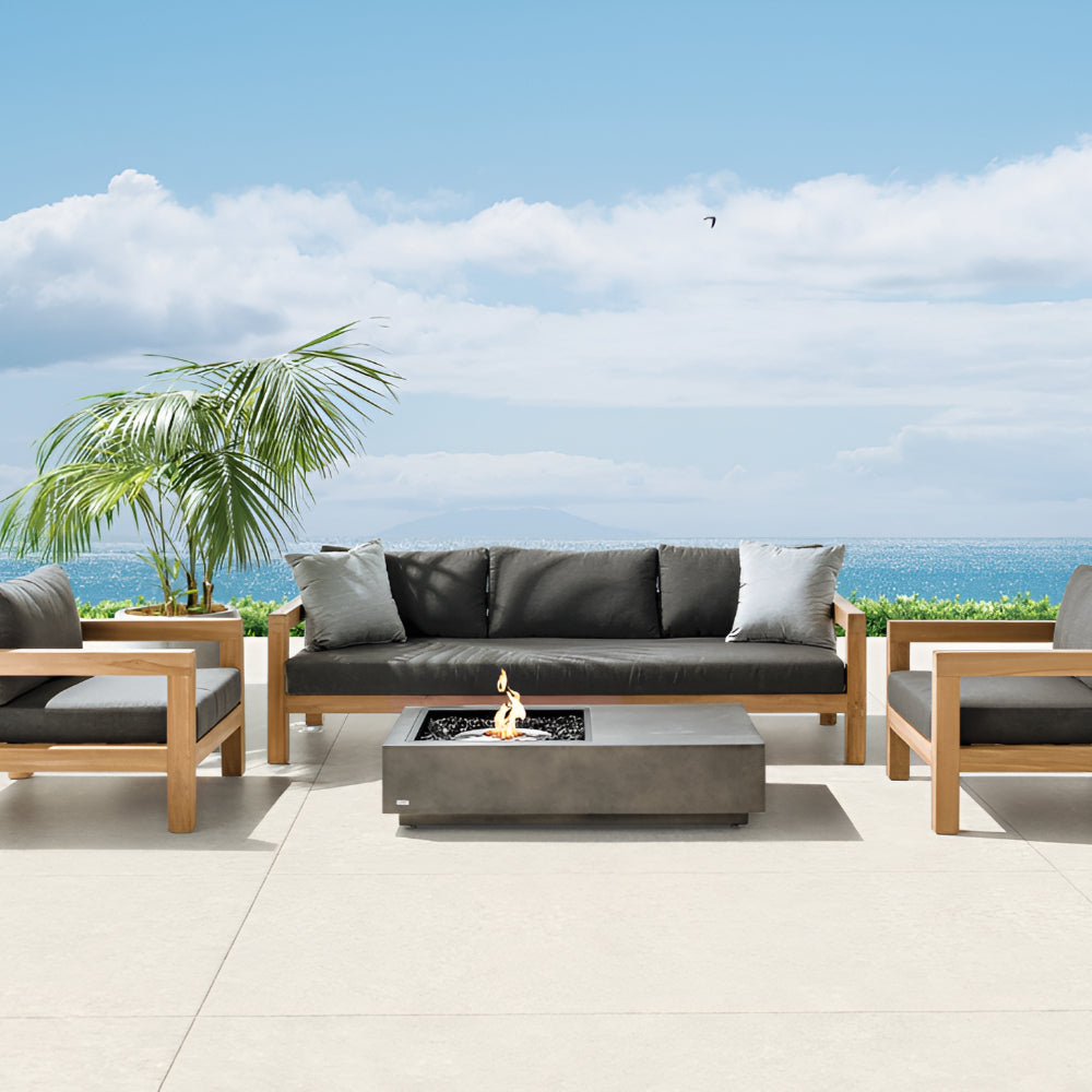 EcoSmart Fire Manhattan 50 Bioethanol Fire Table