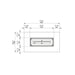 EcoSmart Daiquiri 70 Fire Pit Technical Drawing Top