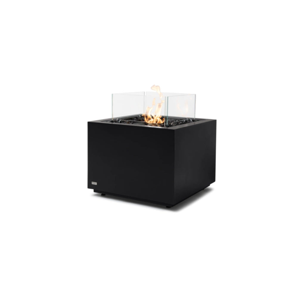 EcoSmart Sidecar 24 Fire Pit Ethanol Graphite Finish Black Burner
