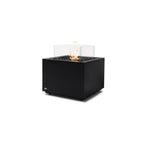 EcoSmart Sidecar 24 Fire Pit Ethanol Graphite Finish Black Burner