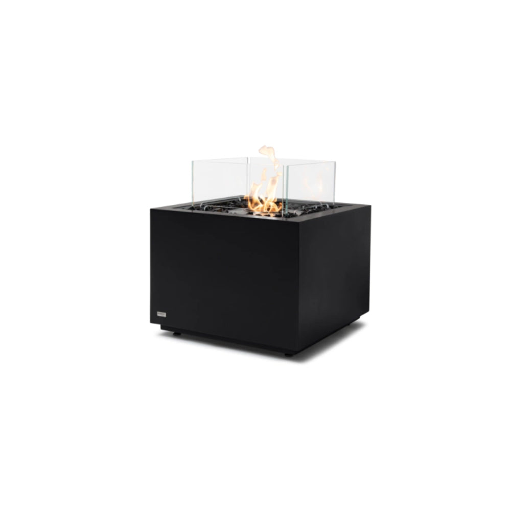 EcoSmart Sidecar 24 Fire Pit Ethanol Graphite Finish Stainless Steel Burner