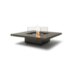 EcoSmarrt Vertigo 40 Fire Pit Table Ethanol Natural Finish Stainless Steel Burner
