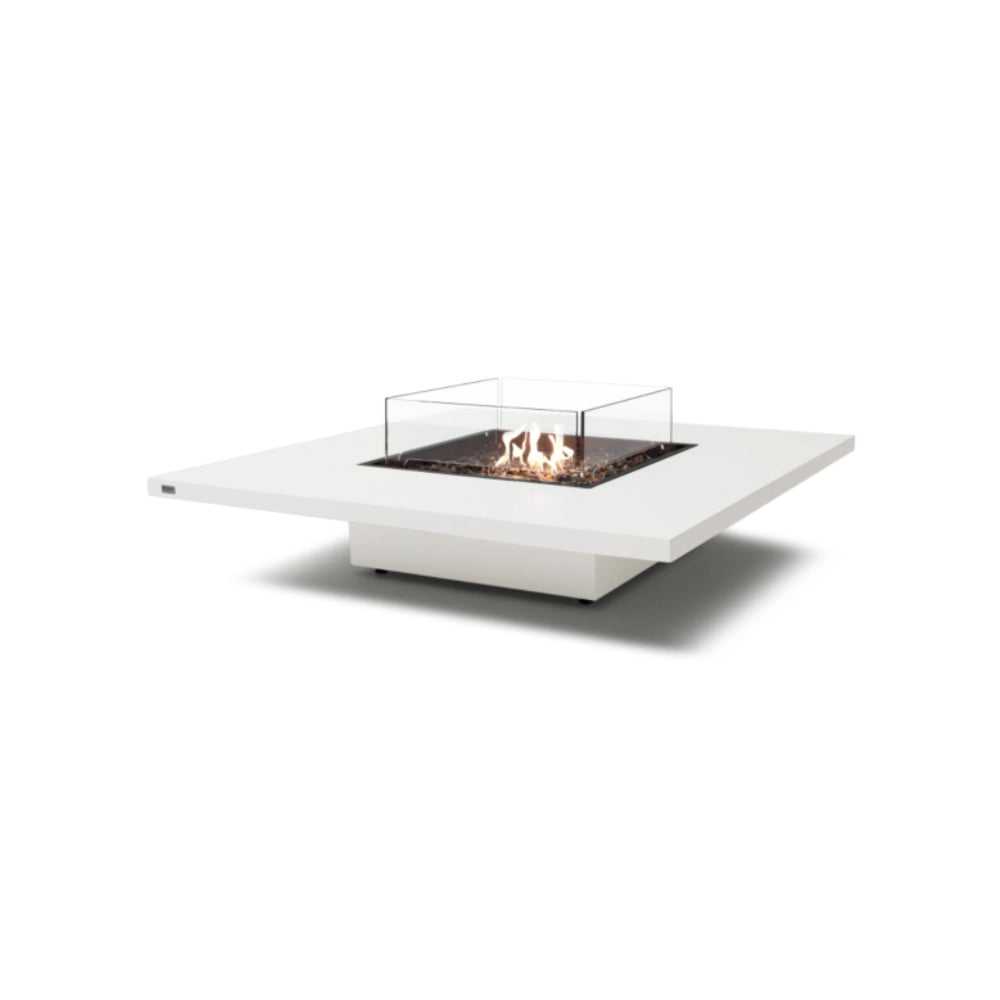 EcoSmart Vertigo 50 Fire Pit Table Gas Bone Finish