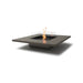 EcoSmart Vertigo 50 Fire Pit Table Natural Finish Black Burner