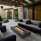 EcoSmart Fire Cosmo 50 Bioethanol Fire Table - Natural / Stainless Steel Burner