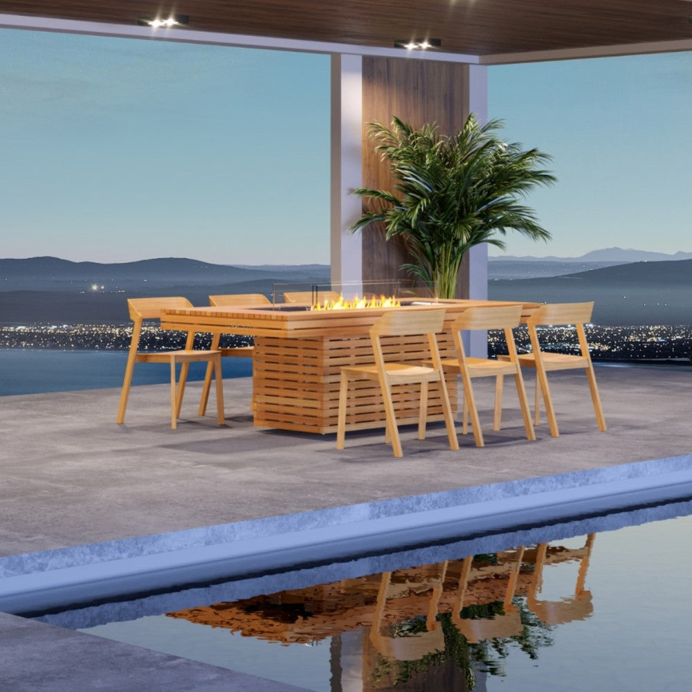 EcoSmart Fire Gin 90 (Dining) - Residential Setting