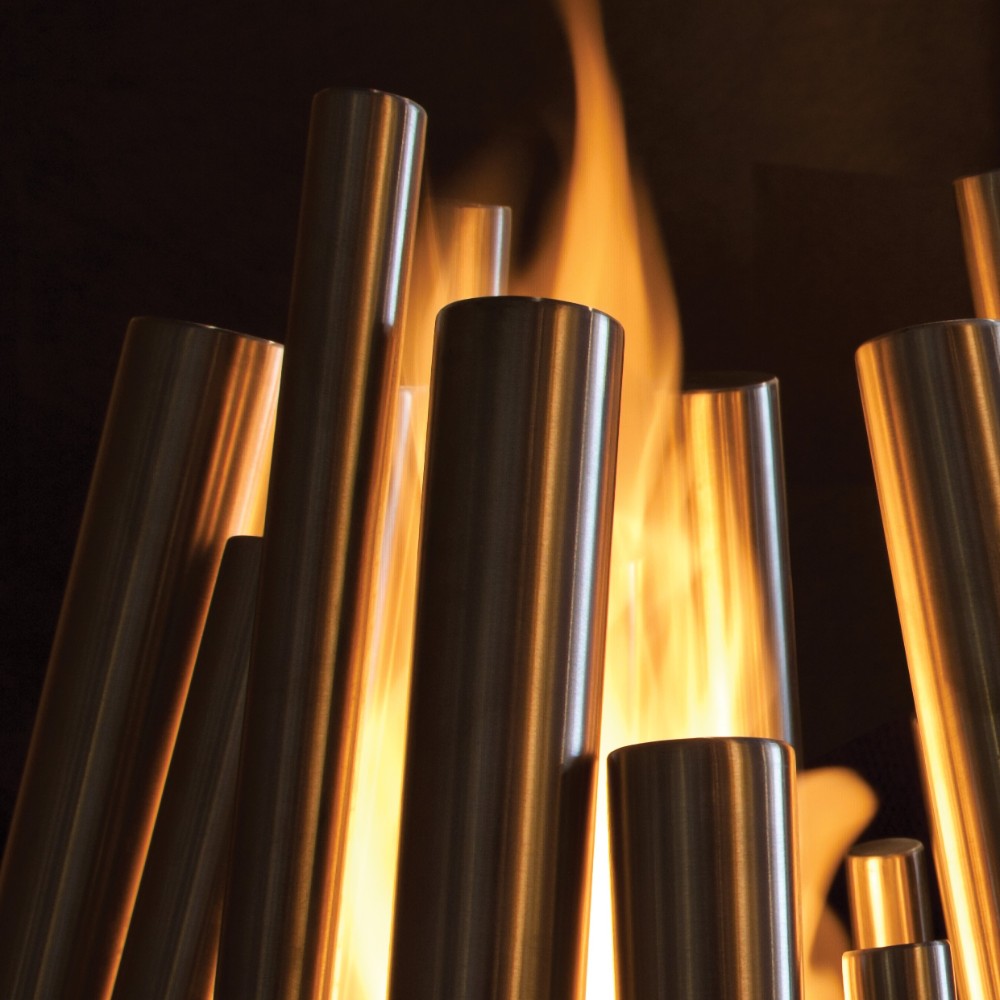 EcoSmart Fire Stix Moveable Bioethanol Fire Pit - Stainless Steel