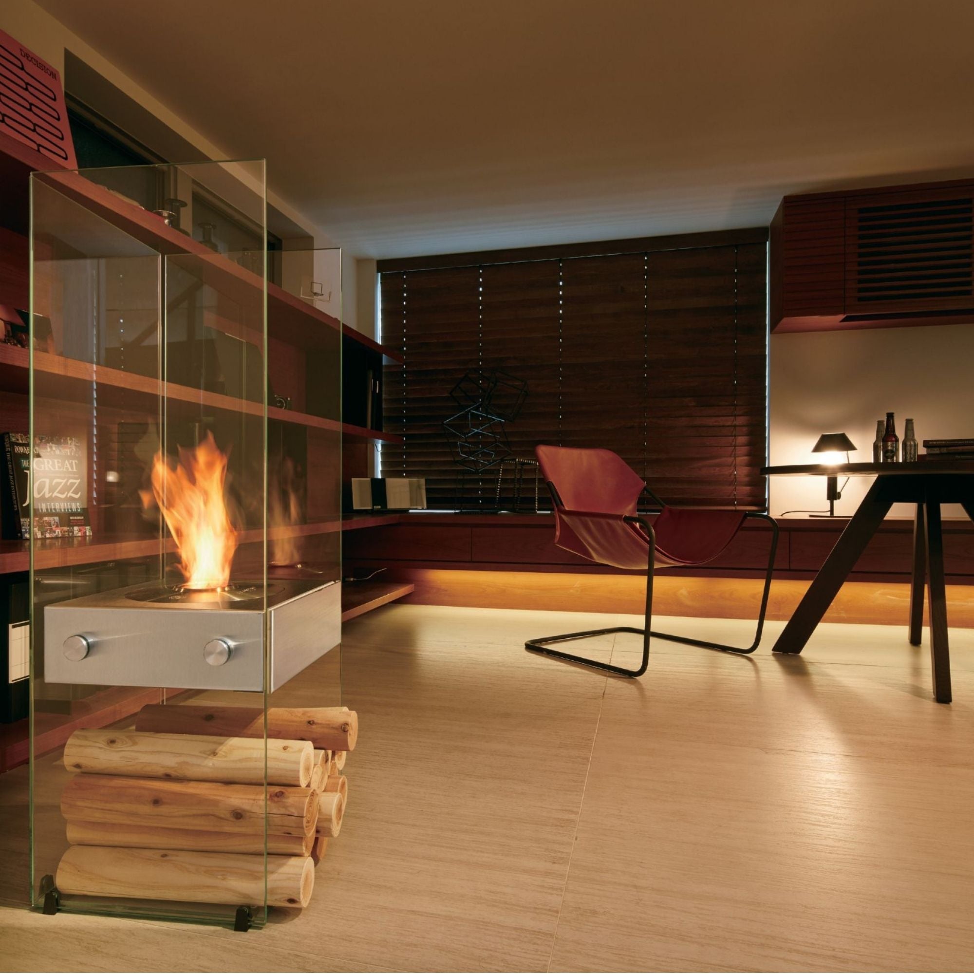 Woodlark Mad Design EcoSmart Fire Ghost modern bioethanol fireplace for indoor use