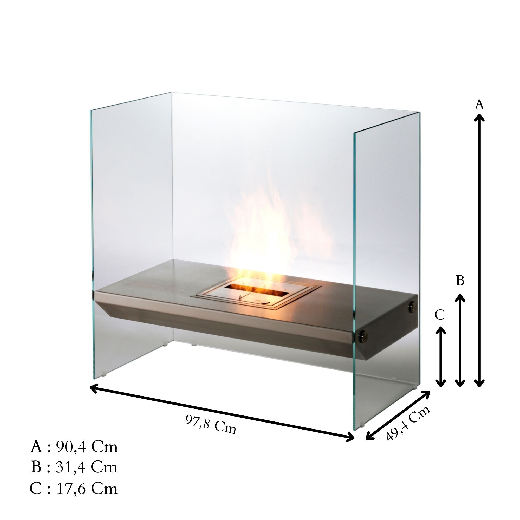 Woodlark EcoSmart Fire Igloo by Mad Design contemporary indoor bioethanol fireplace