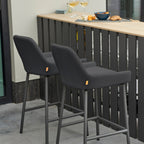 Fiji Bar Set with 3 Nuna Bar Chairs Front View