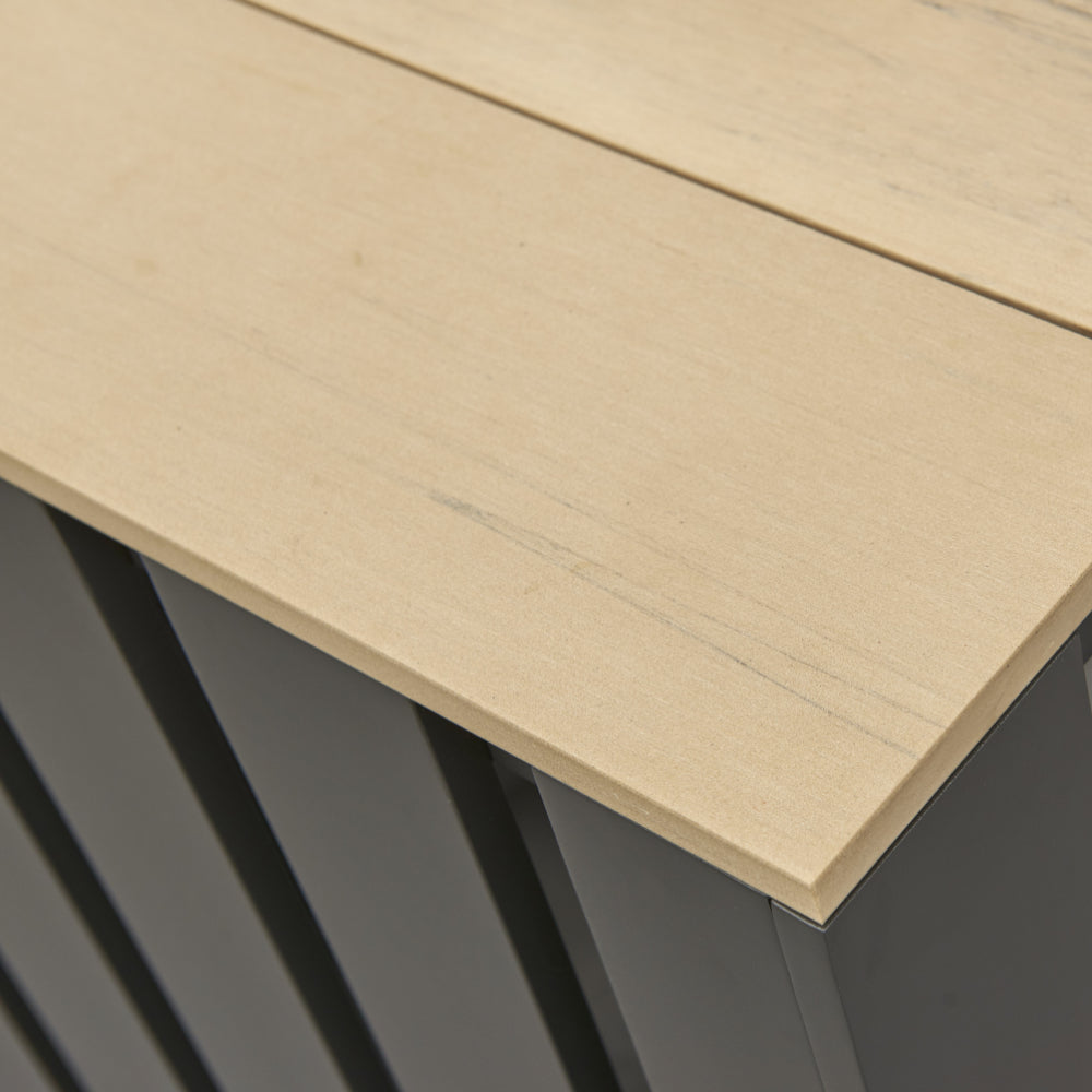 Fiji Bar Set with 3 Nuna Bar Chairs Table Corner