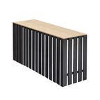 Fiji Bar Set with 3 Nuna Bar Chairs White Background Table