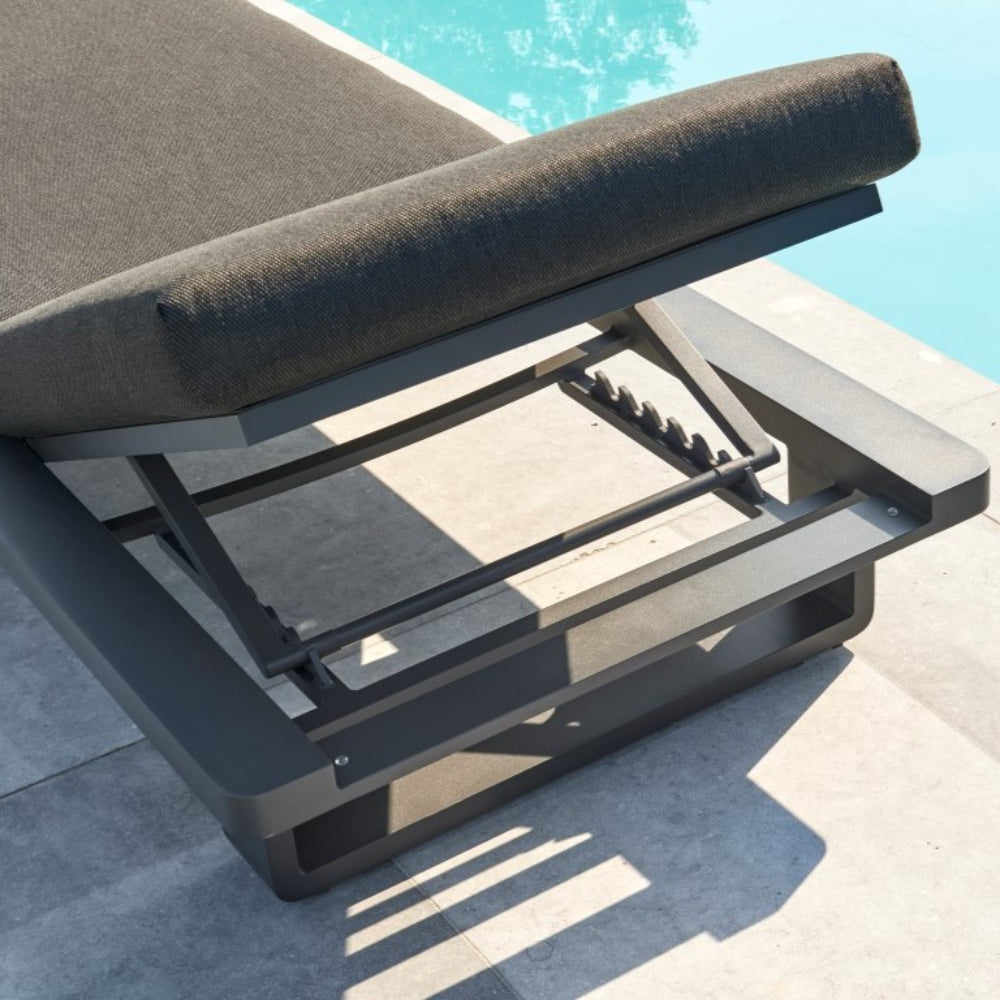 Fitz Roy Sunlounger Lava Adjustable Back Rest