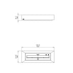 Woodlark EcoSmart Fire Grate 36 by Mad Design indoor bioethanol fireplace