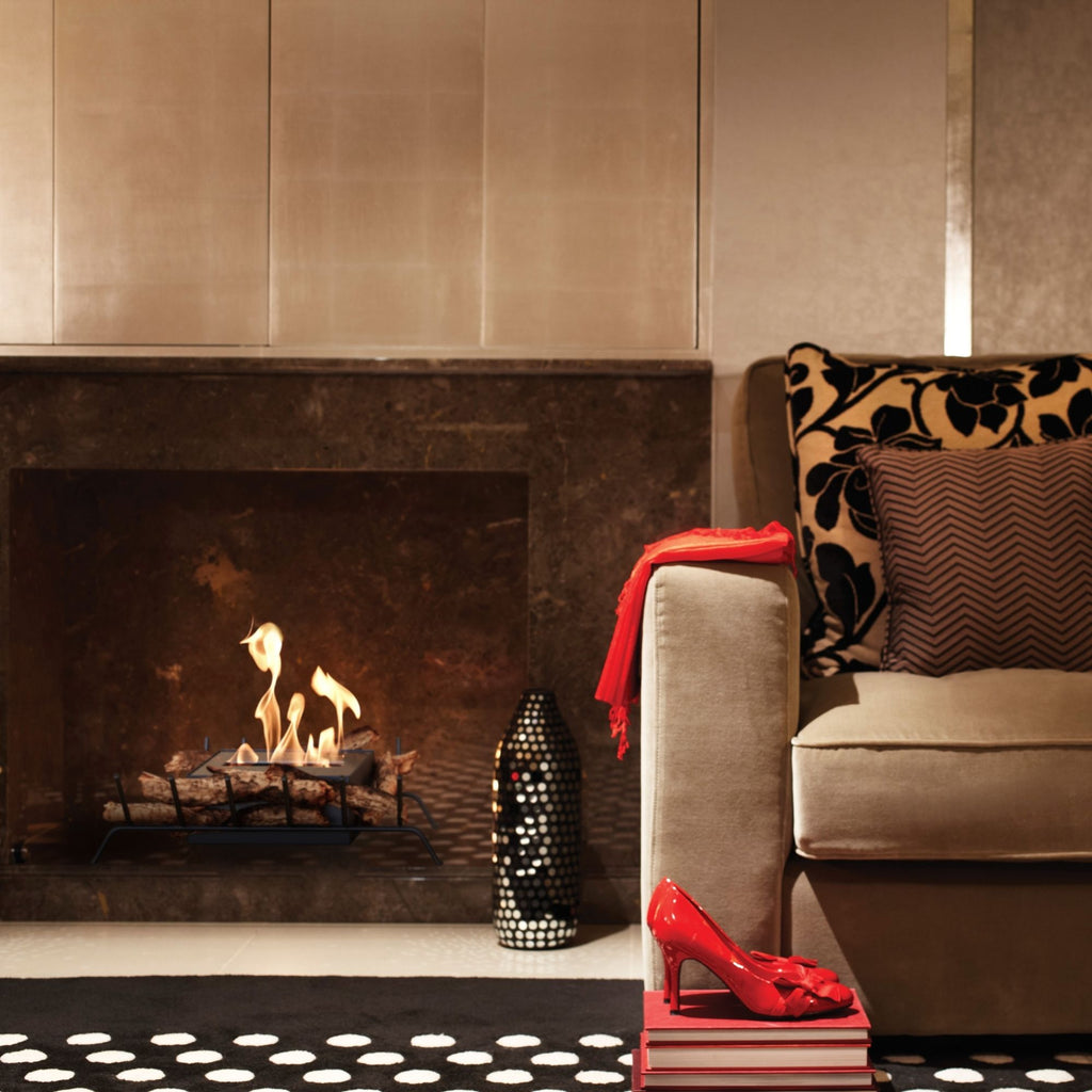 Woodlark EcoSmart Fire Heritage 25 clean-burning indoor fireplace by Mad Design