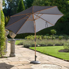 Westminster Halo 3m Round Parasol: Garden Parasol